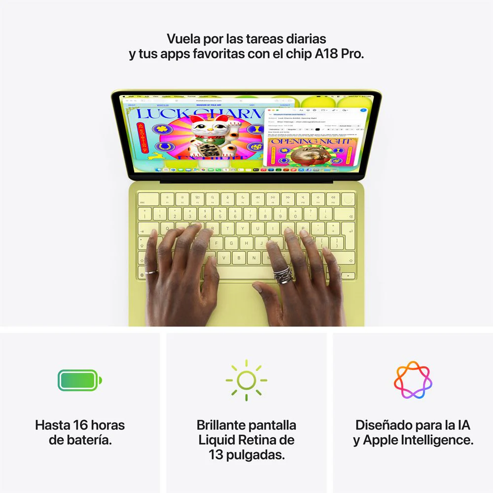 MacBook Neo de 13 pulgadas: Chip A16 Pro de Apple con CPU de 6 núcleos y GPU de 5 núcleos, Magic Keyboard con Touch ID, 512 GB SSD - Rosa rubor - Image 9