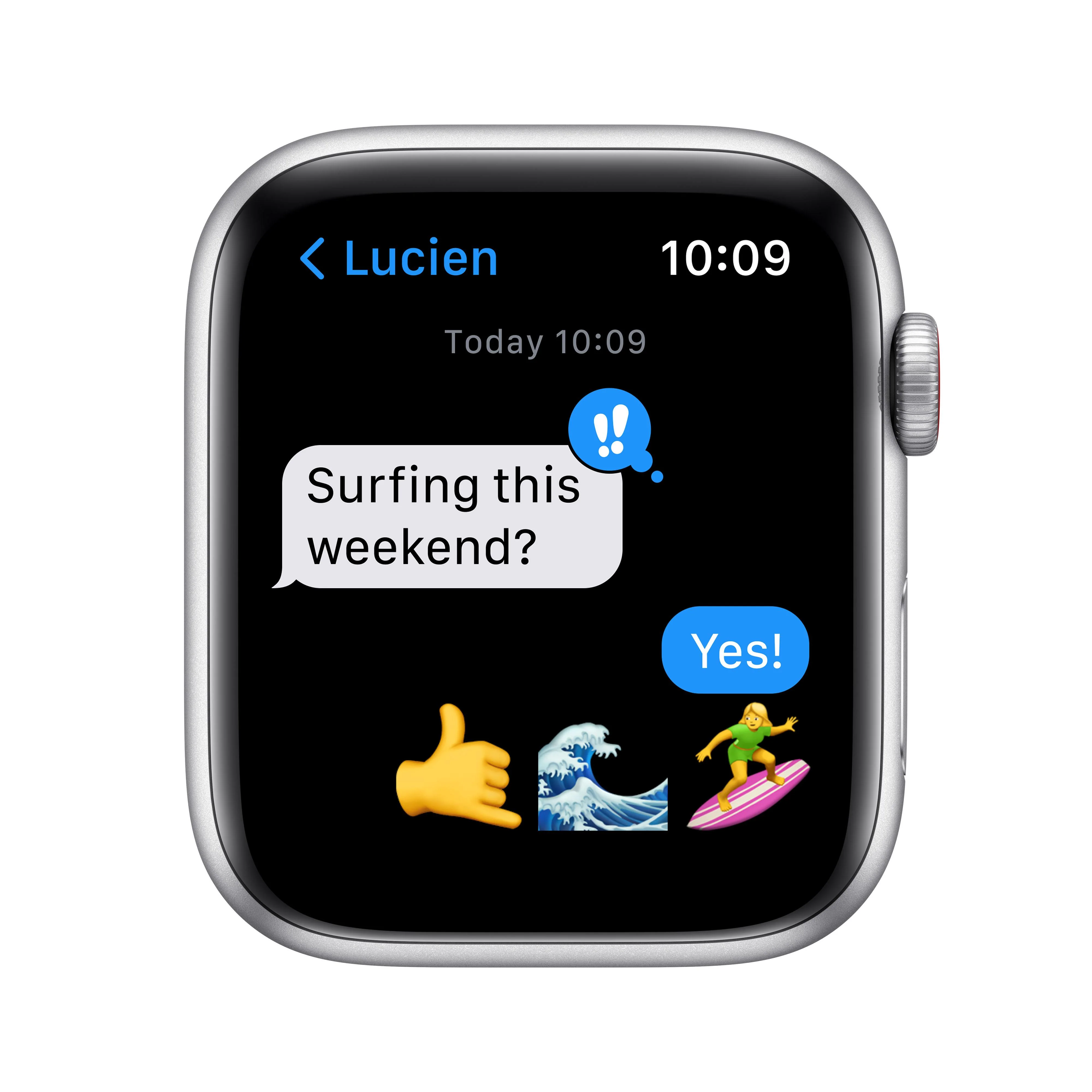 Apple Watch SE (GPS + Cellular) - Caja de aluminio en plata de 44 mm - Correa deportiva en color abismo - Talla única - Image 6