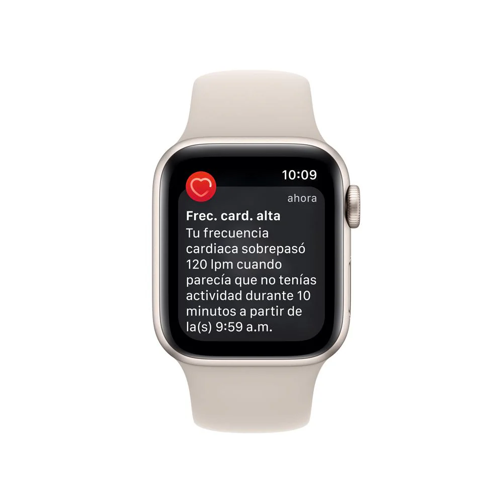 Apple Watch SE (GPS) - Caja de aluminio en blanco estrella de 40 mm - Correa deportiva blanco estrella - Talla única - Image 5