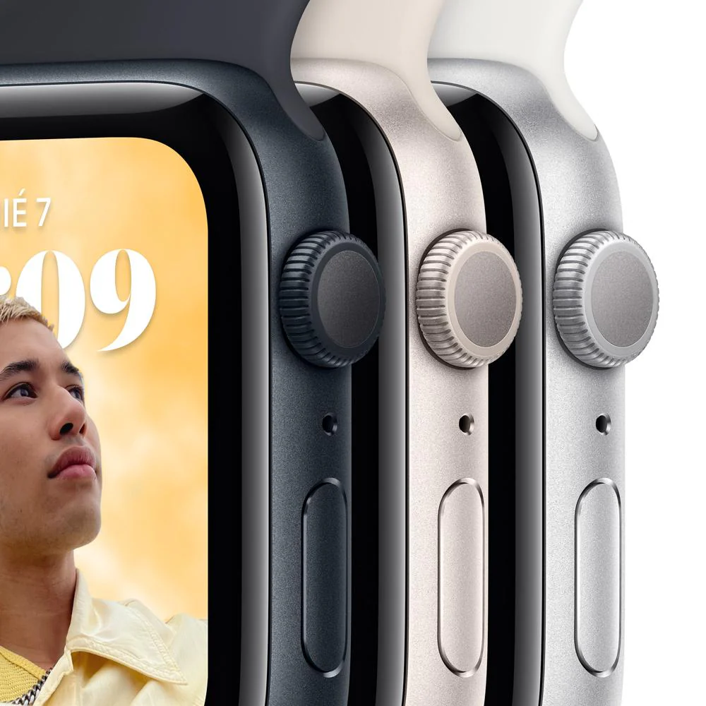 Apple Watch SE (GPS) - Caja de aluminio en color medianoche de 40 mm - Correa deportiva en color medianoche - Talla única - Image 3