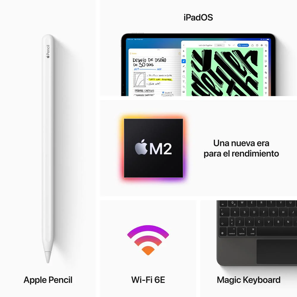 2022 iPad Pro de 12,9 pulgadas Wi-Fi 1 TB - Plata (6.ª generación) - Image 7
