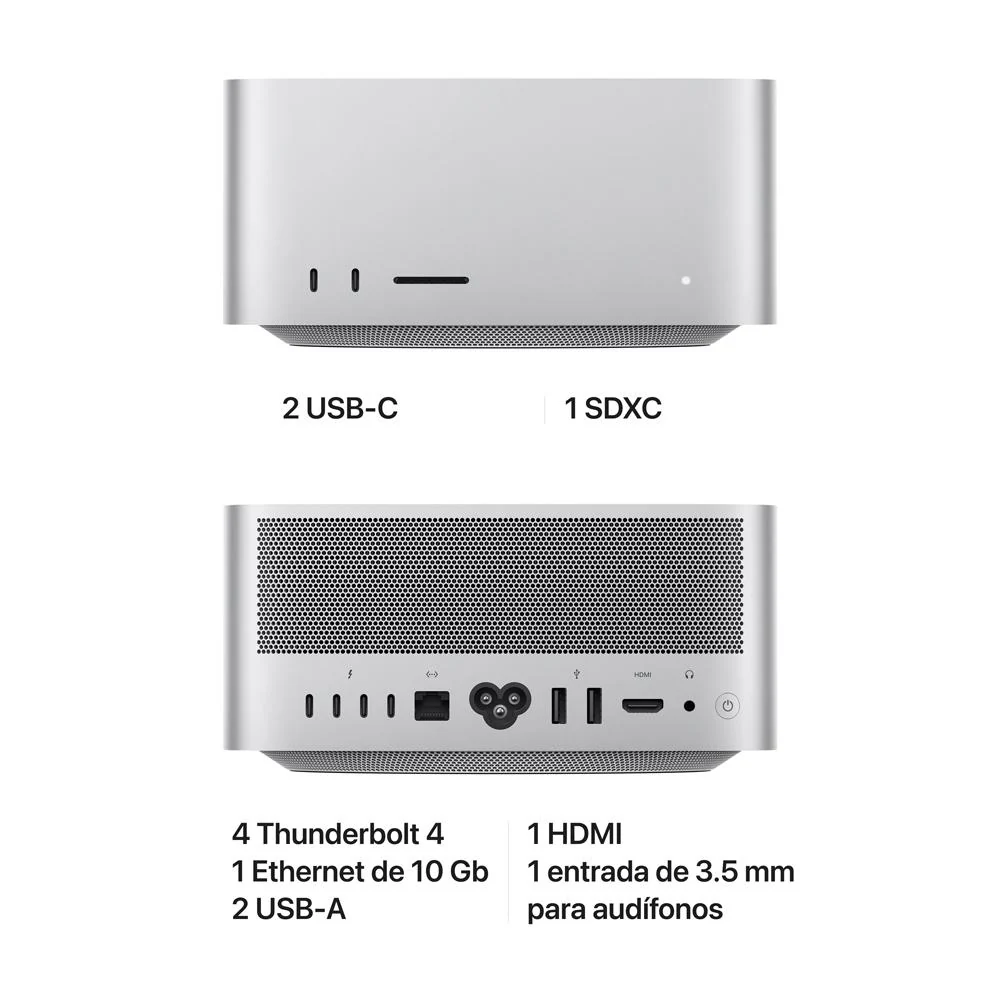Mac Studio: Chip M1 Ultra de Apple con CPU de diez núcleos y GPU de treinta y dos núcleos, 1 TB SSD - Image 7