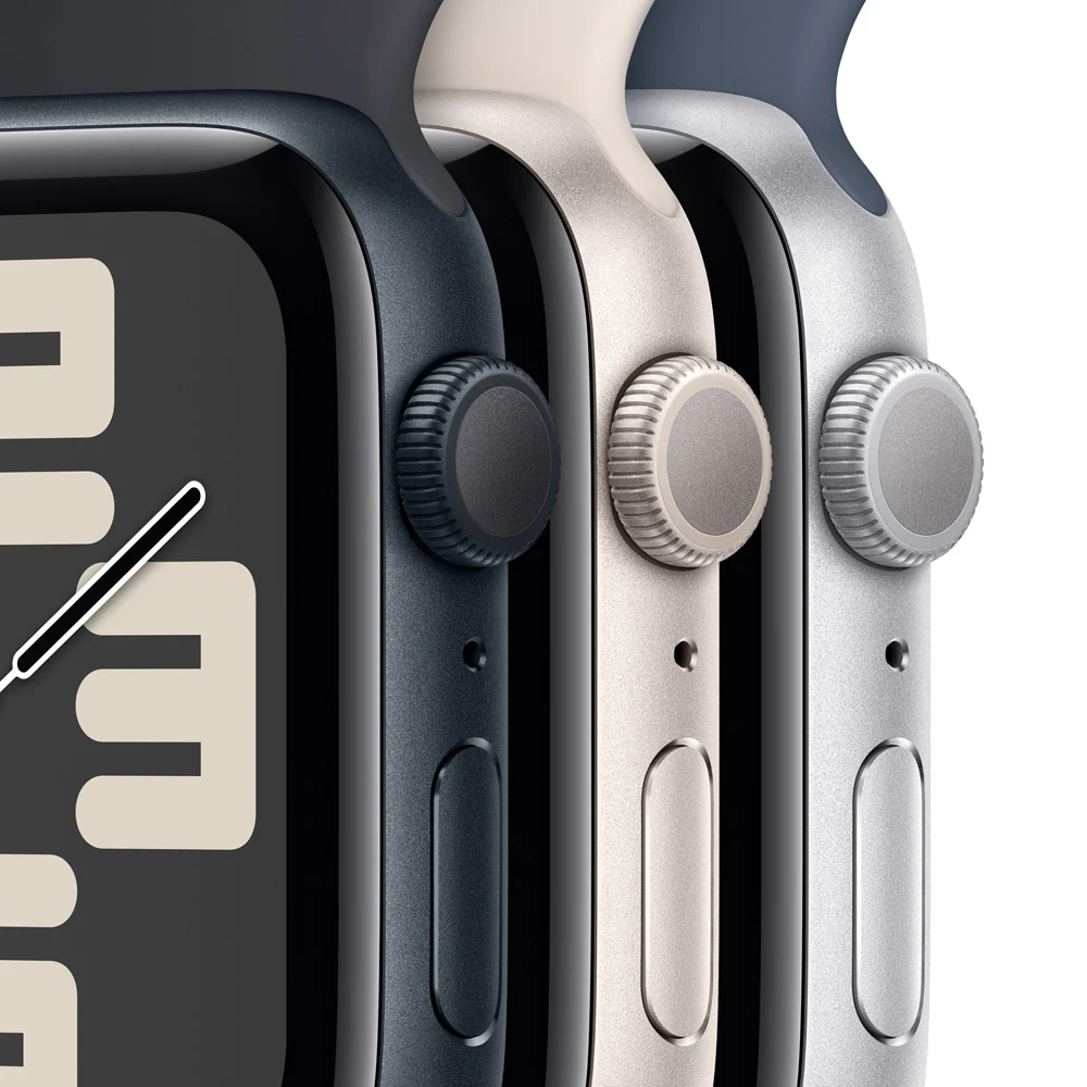 Apple Watch SE GPS • Caja de aluminio color medianoche de 44 mm • Correa deportiva color medianoche - M/L - Image 3