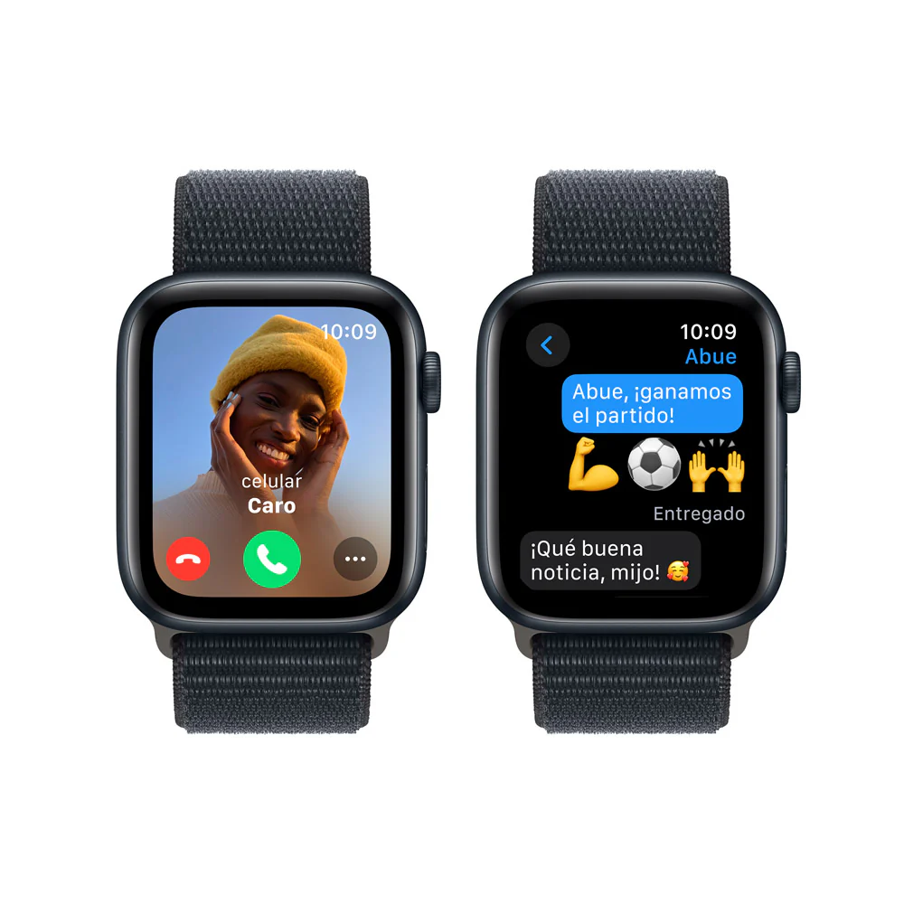 Apple Watch SE GPS • Caja de aluminio color medianoche de 44 mm • Correa deportiva color medianoche - M/L - Image 4