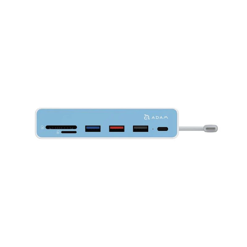 Multipuerto Adam Elements CASA i7 USB-C 7 en 1/iMac M1 - Blanco - Image 2