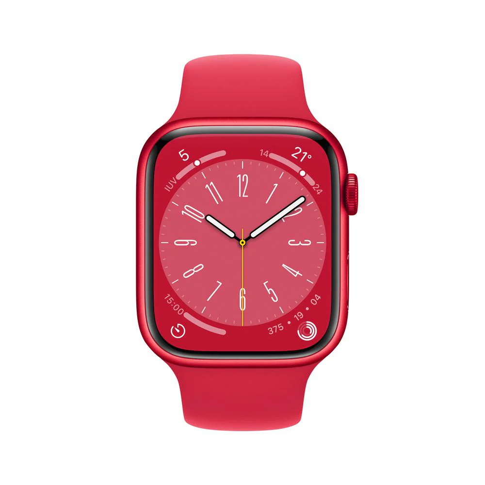 Apple Watch Series 8 (GPS + Cellular) - Caja de aluminio (PRODUCT)RED de 45 mm - Correa deportiva (PRODUCT)RED - Talla única - Image 2