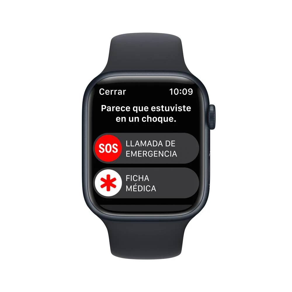 Apple Watch Series 8 (GPS) - Caja de aluminio en color medianoche de 45 mm - Correa deportiva en color medianoche - Talla única - Image 6