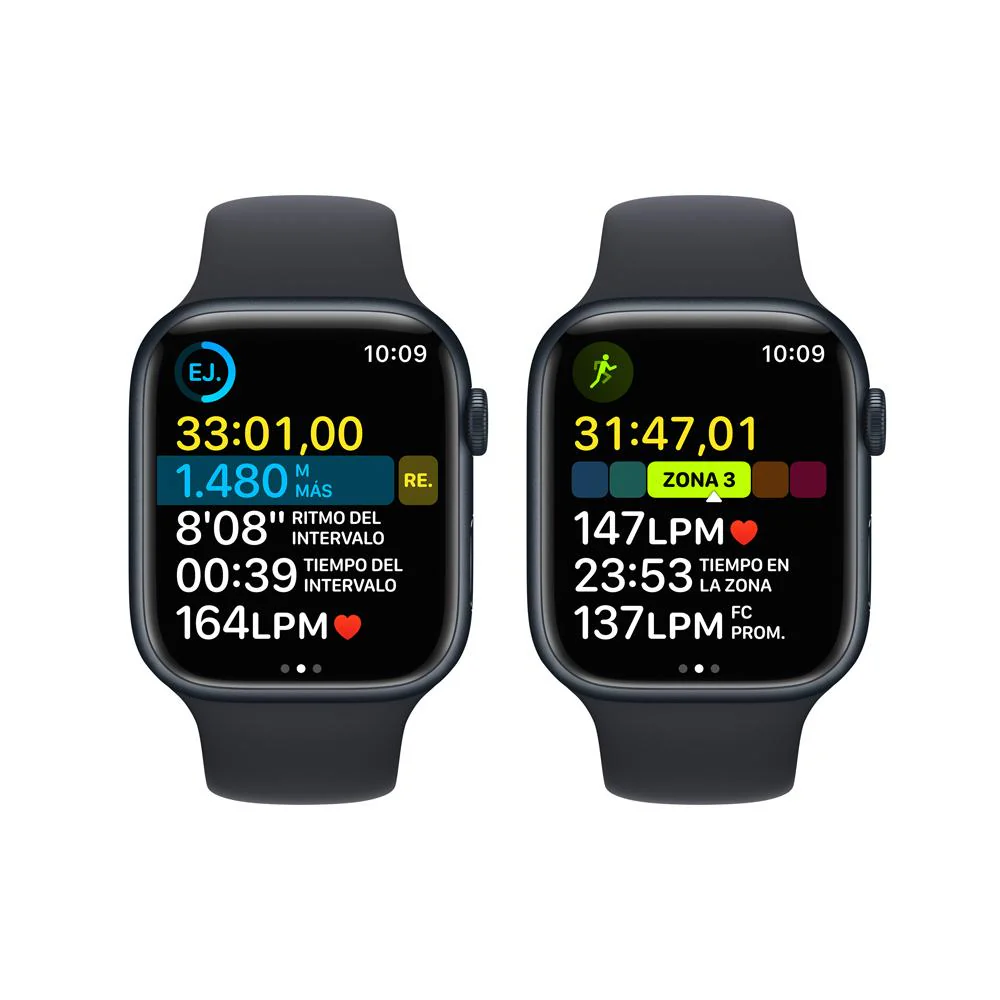 Apple Watch Series 8 (GPS) - Caja de aluminio en color medianoche de 45 mm - Correa deportiva en color medianoche - Talla única - Image 7