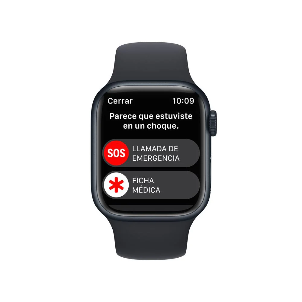 Apple Watch Series 8 (GPS) - Caja de aluminio en color medianoche de 41 mm - Correa deportiva en color medianoche - Talla única - Image 6