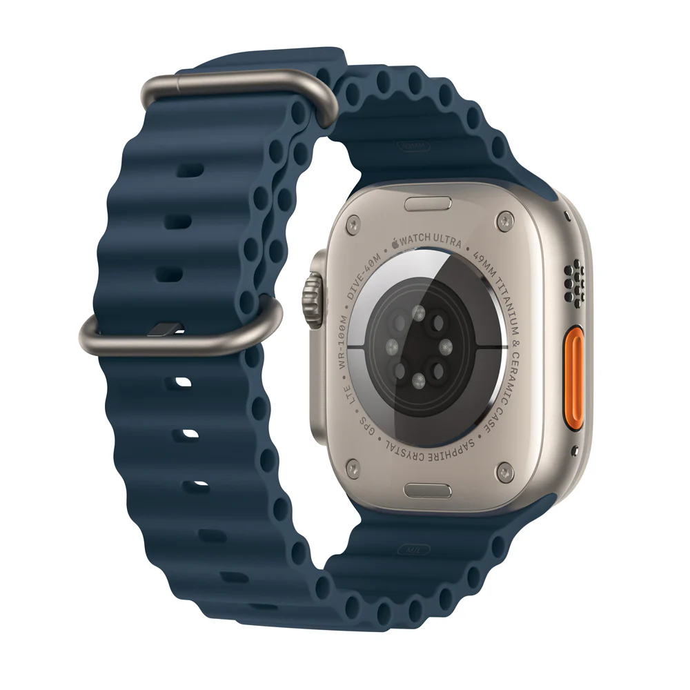 Apple Watch Ultra 2 GPS + Cellular • Caja de titanio de 49 mm • Correa Ocean azul - Image 3