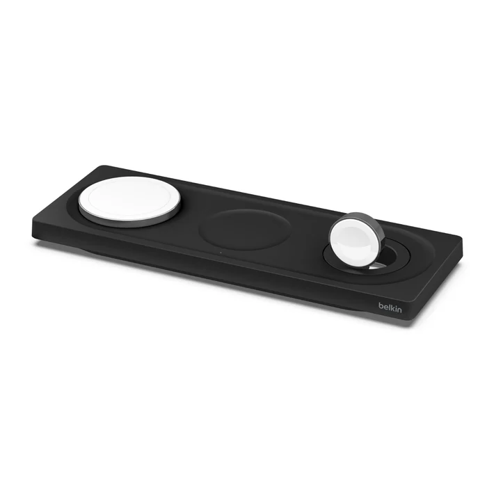Base de Carga Pad Inalámbrica 3 en 1 MagSafe Pro - Carga Rápida Apple Watch 7/8/Ultra- Negro - Image 2
