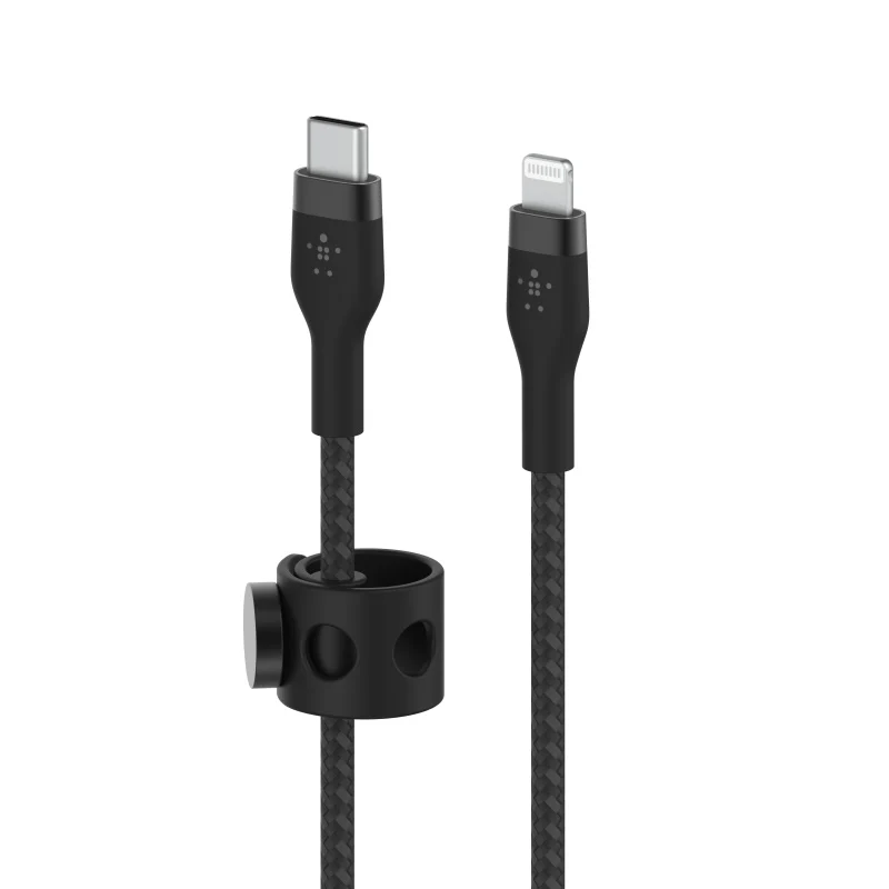Cable Belkin USB-C a Lightning - 2M - Pro Flex - Negro - Image 5