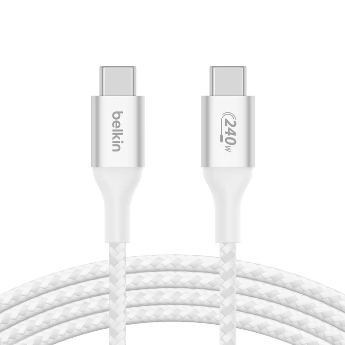 CABLE BELKIN USB-C A USB-C 240W 2M -WHT - Image 4