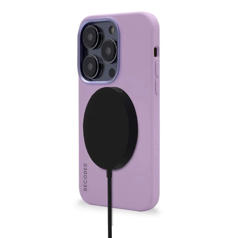 CASE DECODED SILICONE MAGSAFE PARA IPHONE 14 PRO - LAVENDER - Image 3