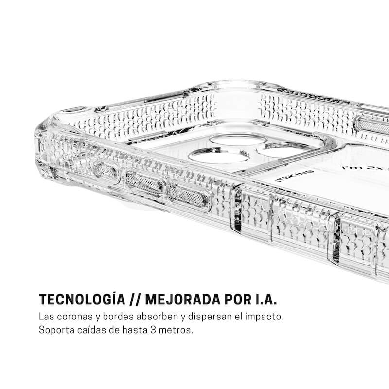 CASE ITSKINS SUPREME R CLEAR MAGSAFE IPHONE 17 PR CLEAR/WHITE - Image 6