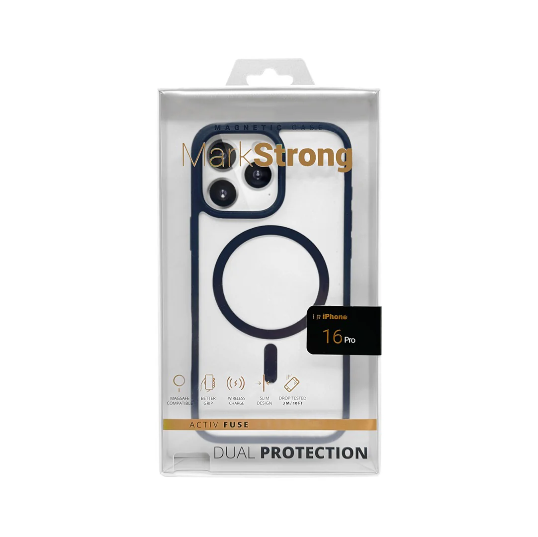 CASE MARKSTRONG IPH 16 PR CLR/BLU - Image 4