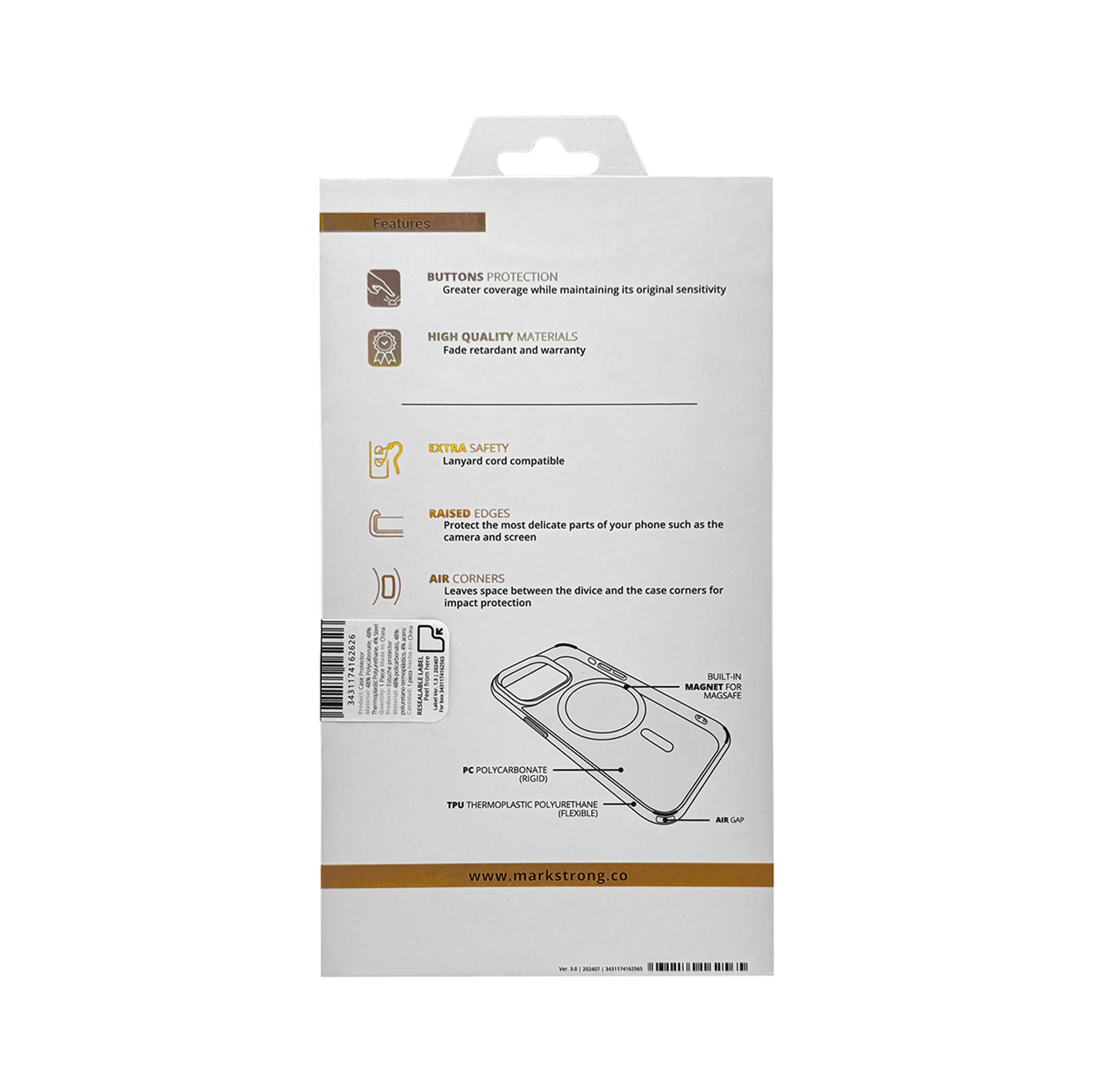 CASE MARKSTRONG IPH 16 PM BLK - Image 5