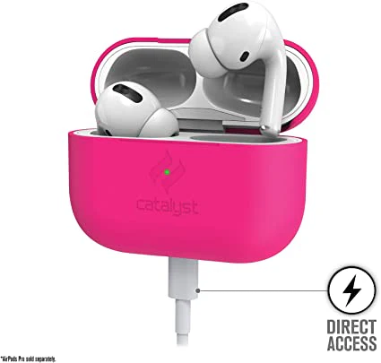 Case CATALYST SLIM Para Airpods Pro -  Rosado Neón - Image 4