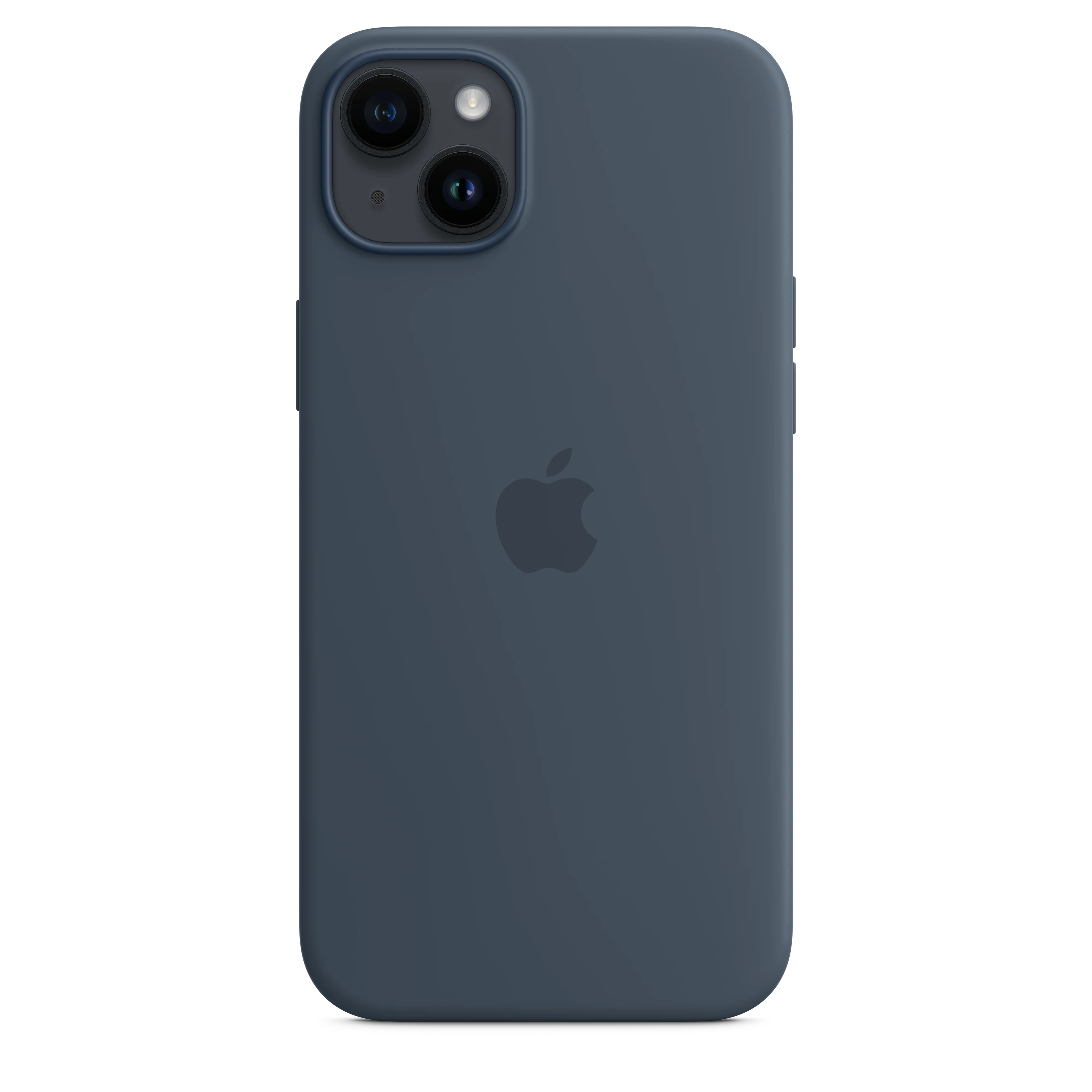 Funda de silicona con MagSafe para el iPhone 14 Plus - Azul tempestad - Image 3