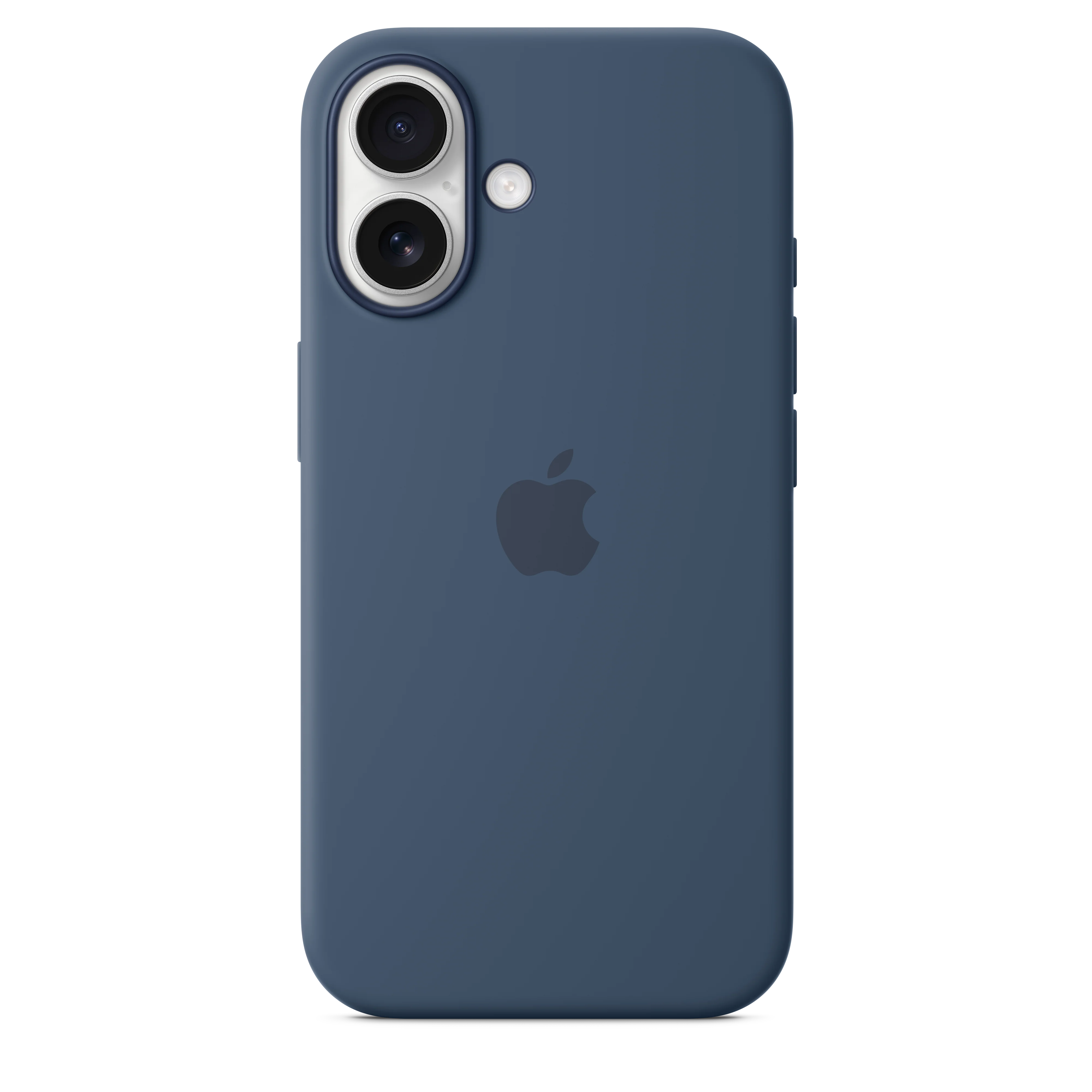 Funda de silicón con MagSafe para el iPhone 16 - Azul denim - Image 4
