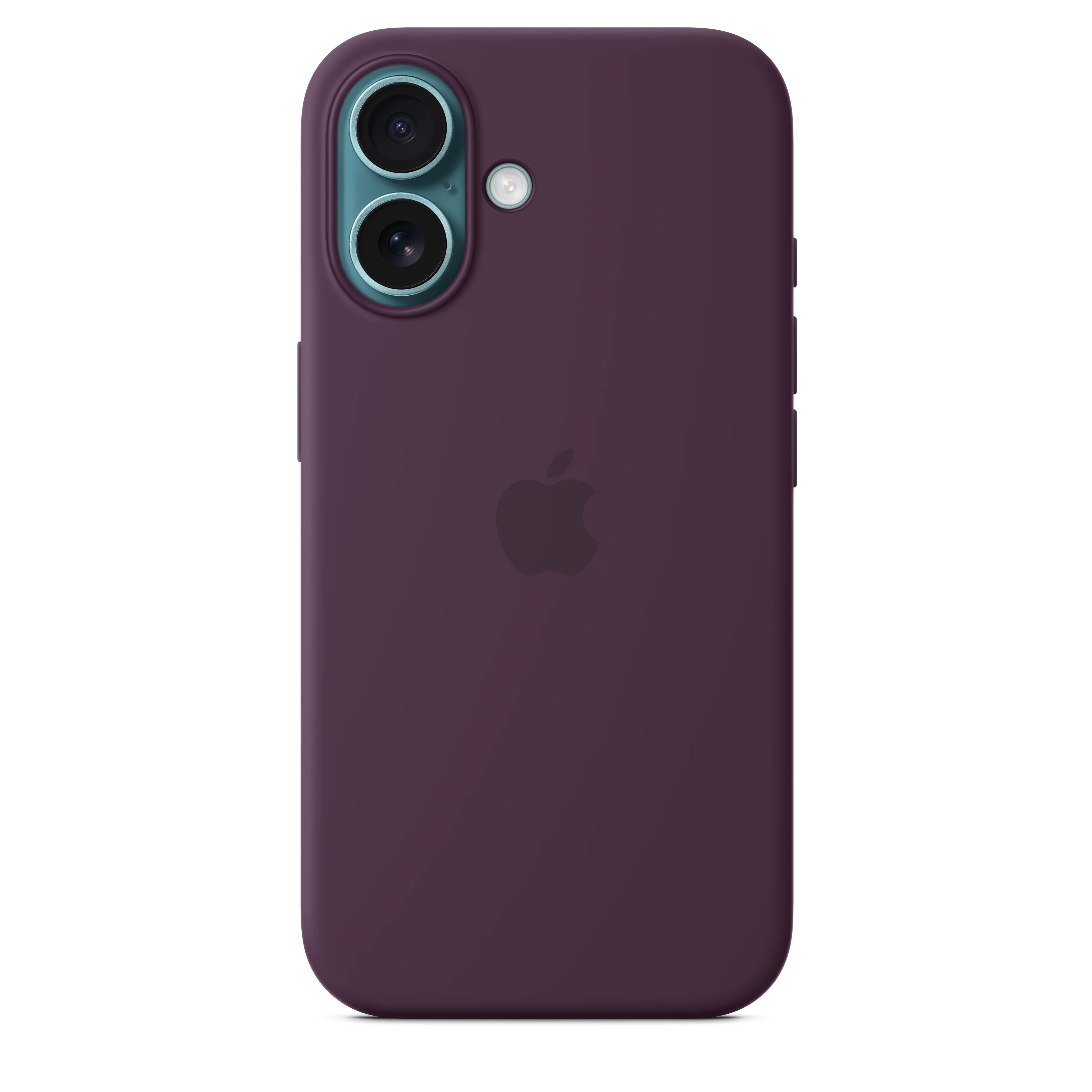 Funda de silicón con MagSafe para el iPhone 16 - Color ciruela - Image 2
