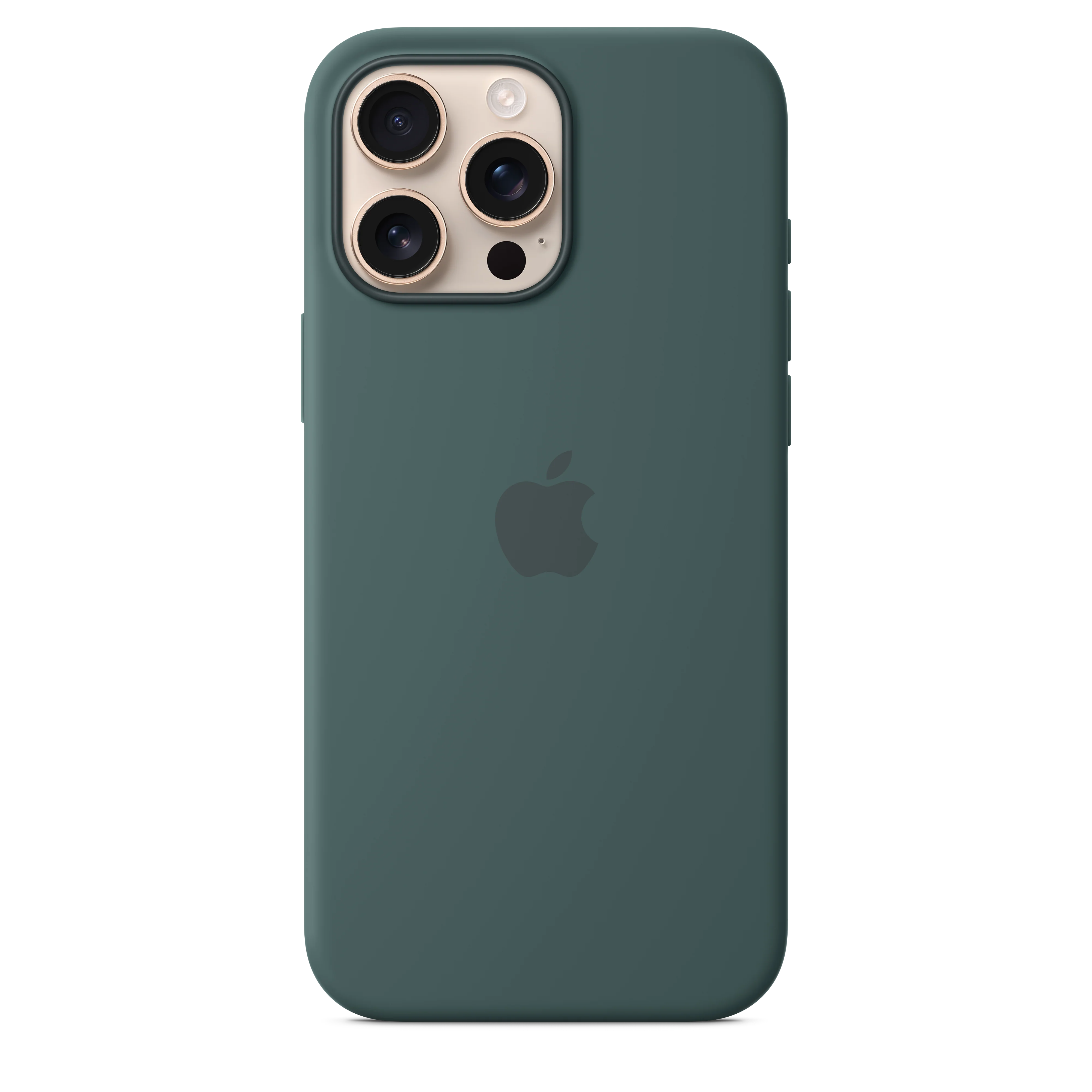 Funda de silicón con MagSafe para el iPhone 16 Pro Max - Verde lago