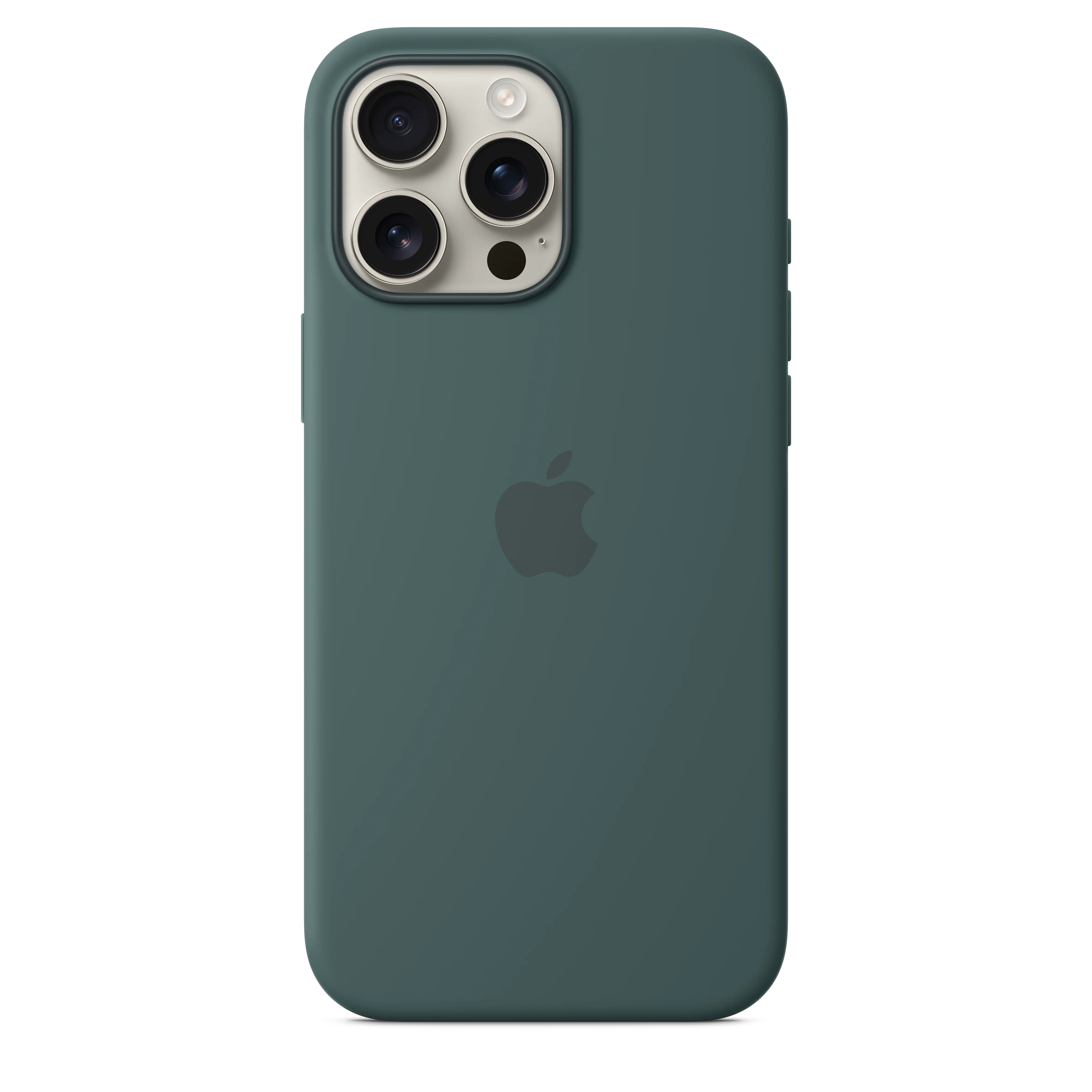 Funda de silicón con MagSafe para el iPhone 16 Pro Max - Verde lago - Image 2