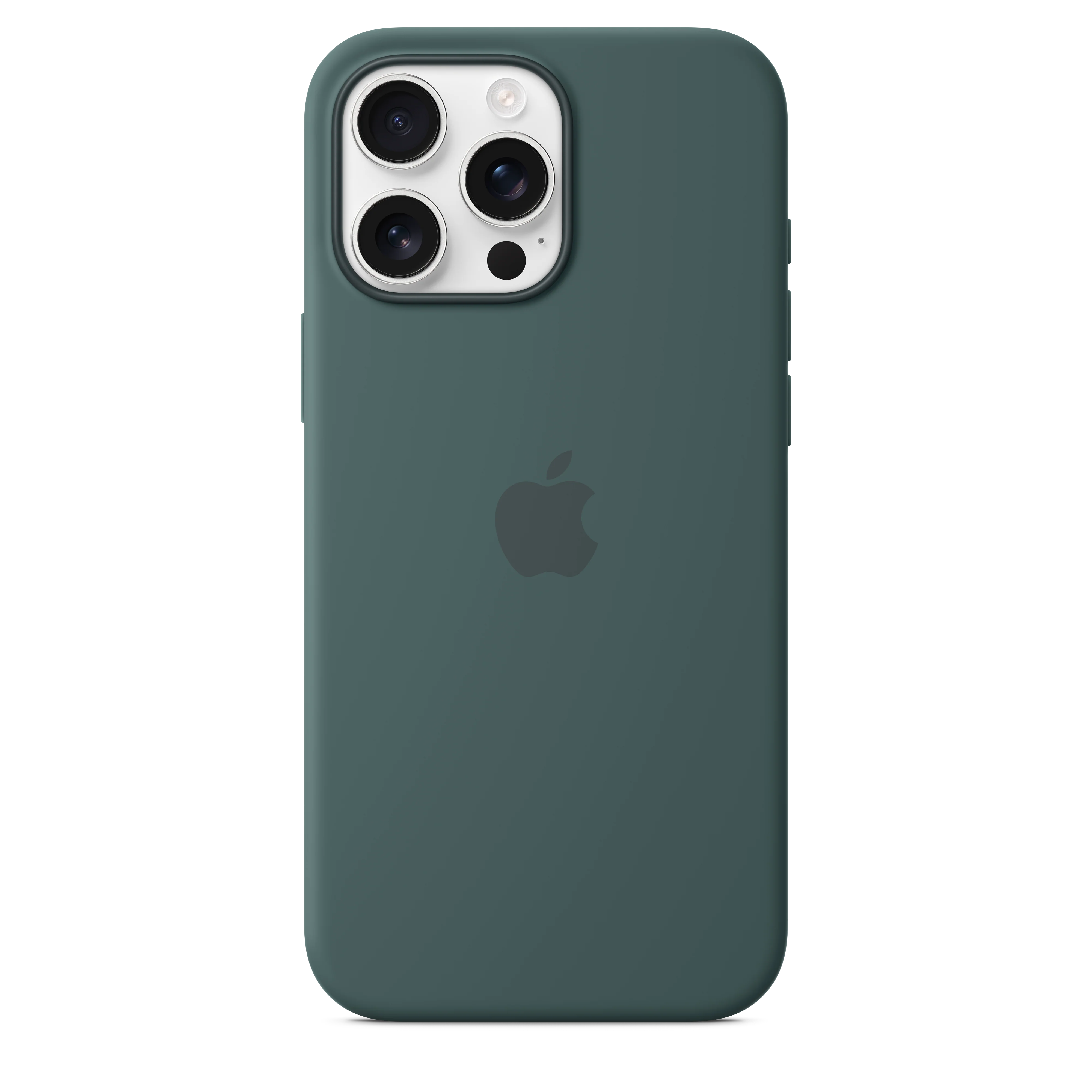 Funda de silicón con MagSafe para el iPhone 16 Pro Max - Verde lago - Image 3