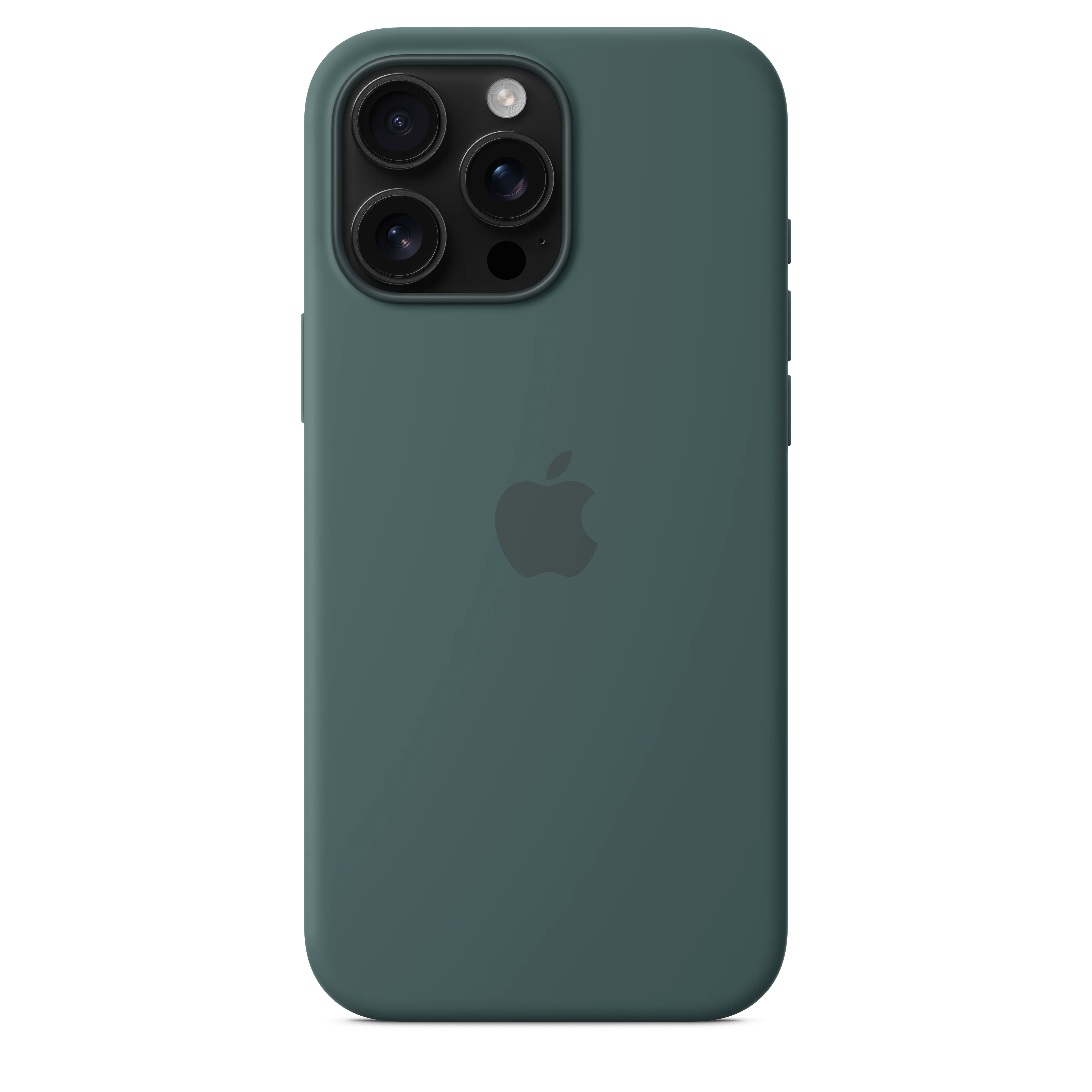 Funda de silicón con MagSafe para el iPhone 16 Pro Max - Verde lago - Image 4