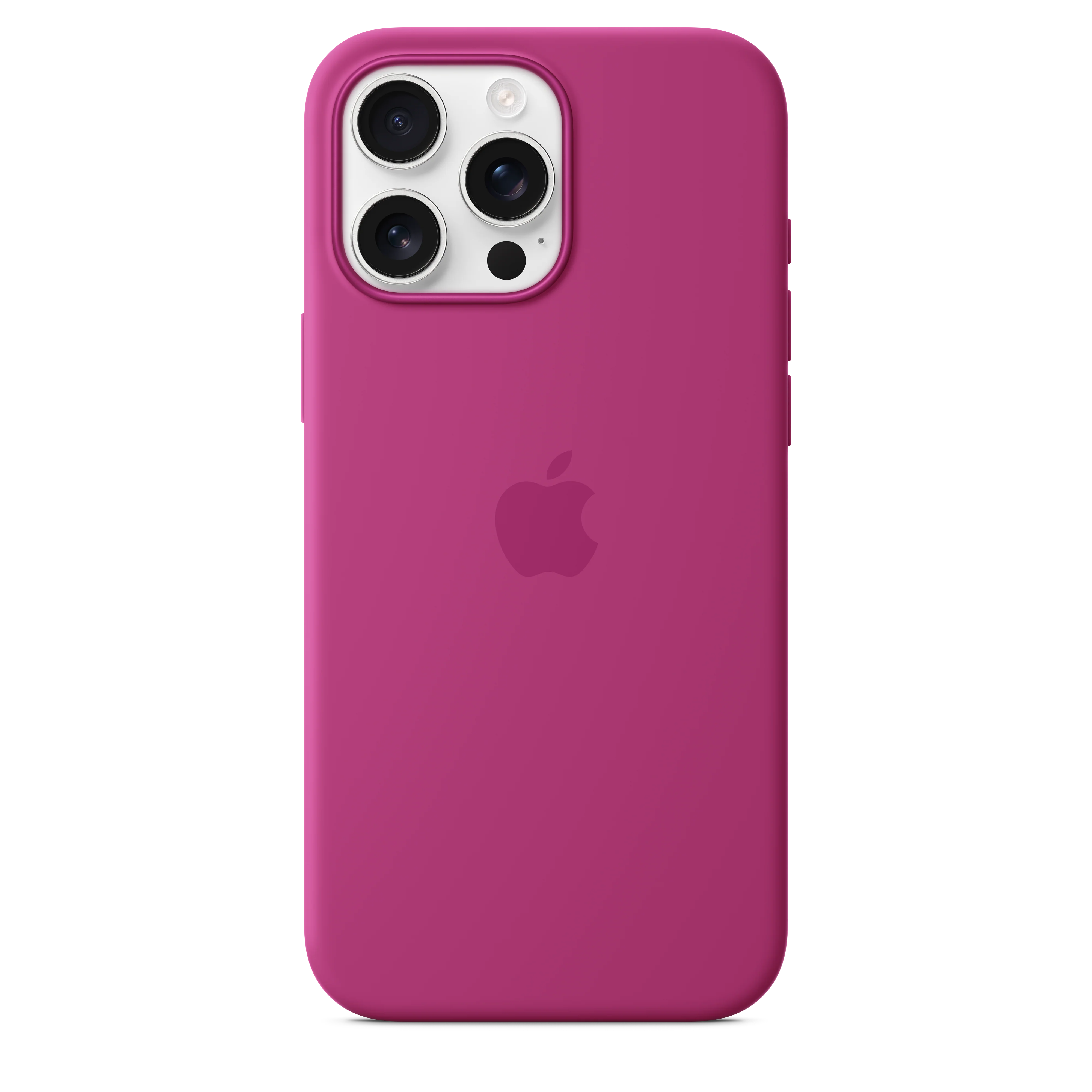 Funda de silicón con MagSafe para el iPhone 16 Pro Max - Fucsia - Image 3