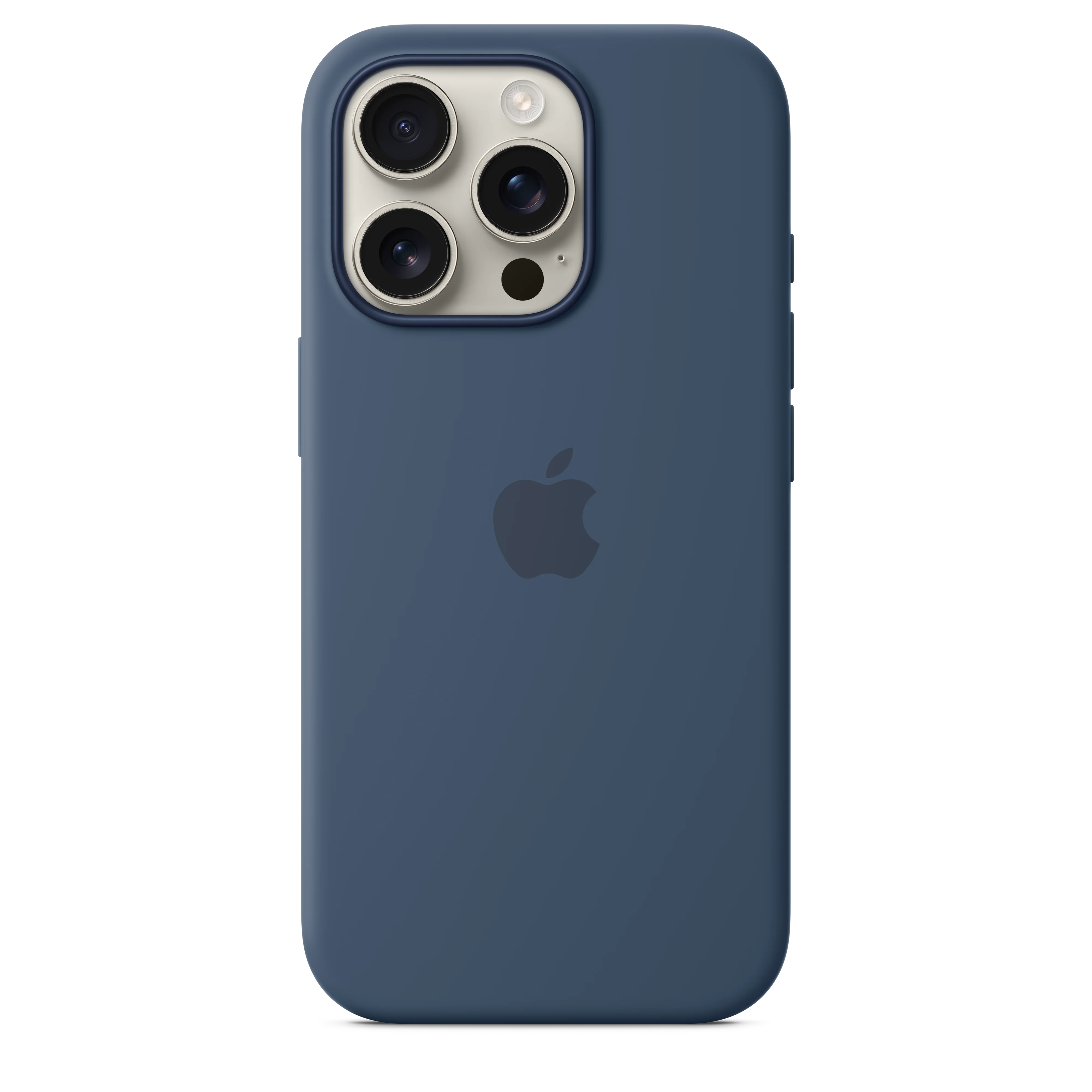 Funda de silicón con MagSafe para el iPhone 16 Pro - Azul denim - Image 2