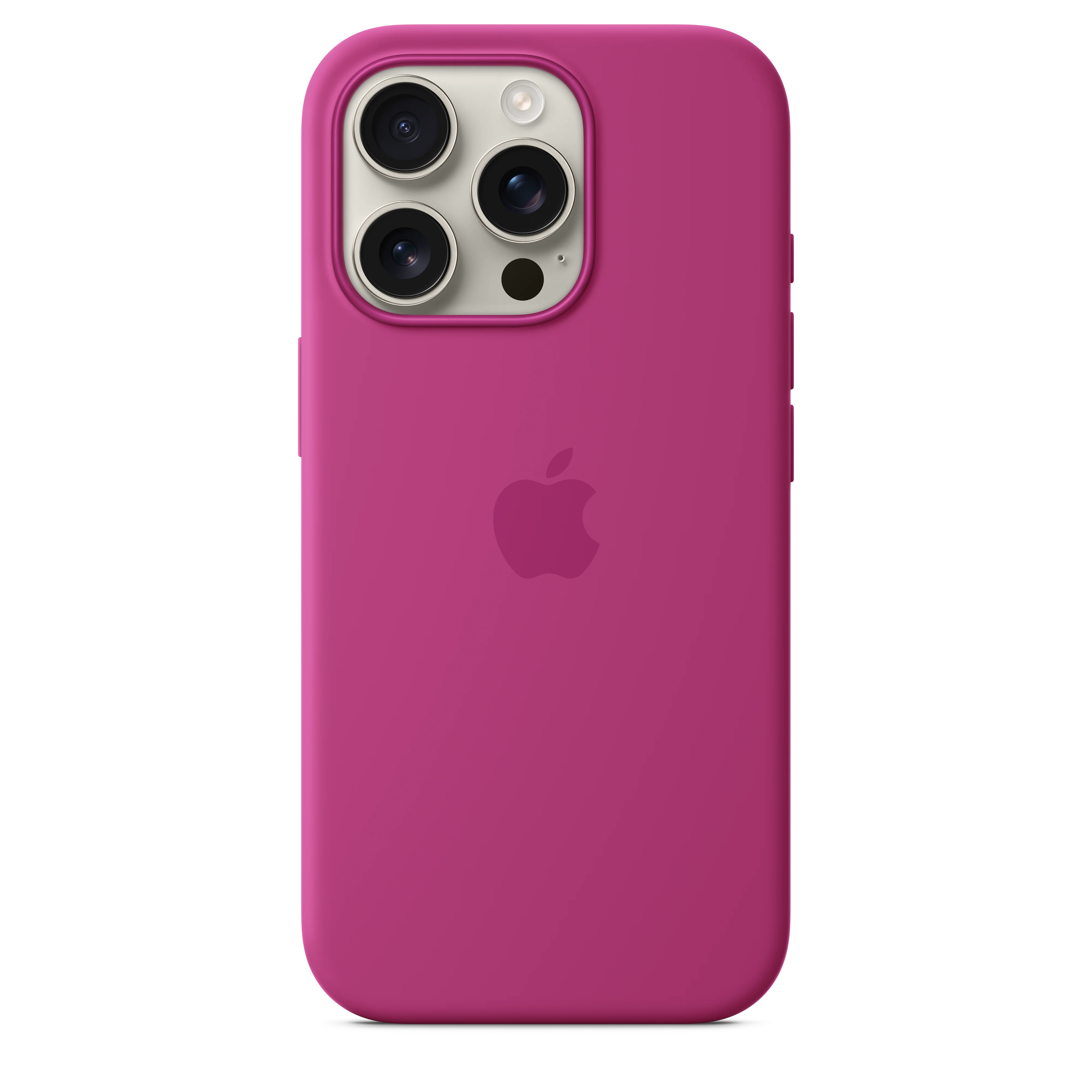 Funda de silicón con MagSafe para el iPhone 16 Pro - Fucsia - Image 2