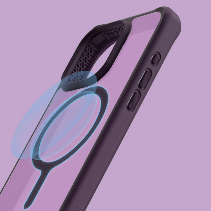ITSKINS FUNDA HYBRID R FROST MAGSAFE IPHONE 15 PRO MAX MORADO - Image 5