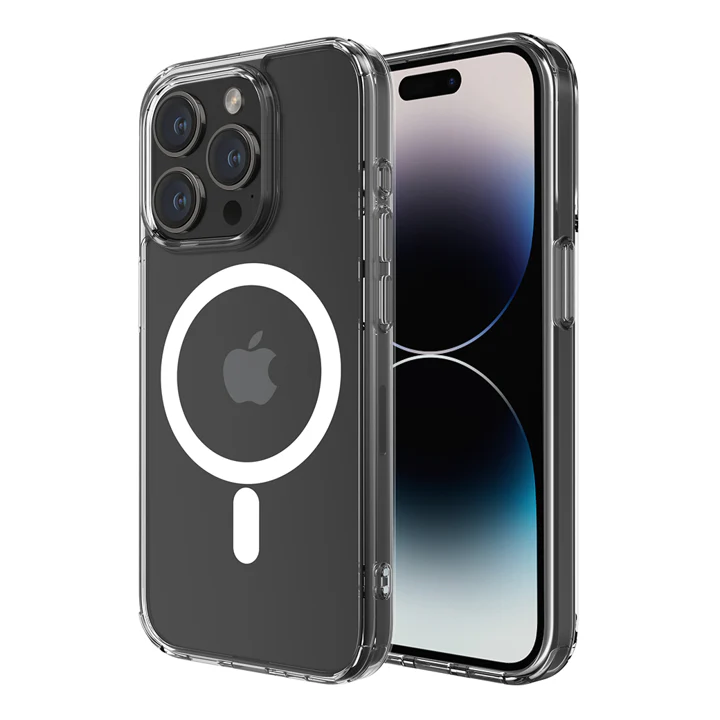 Case Qdos Hybrid Force con Snap (MagSafe) Para iPhone 15 Pro - Transparente - Image 2