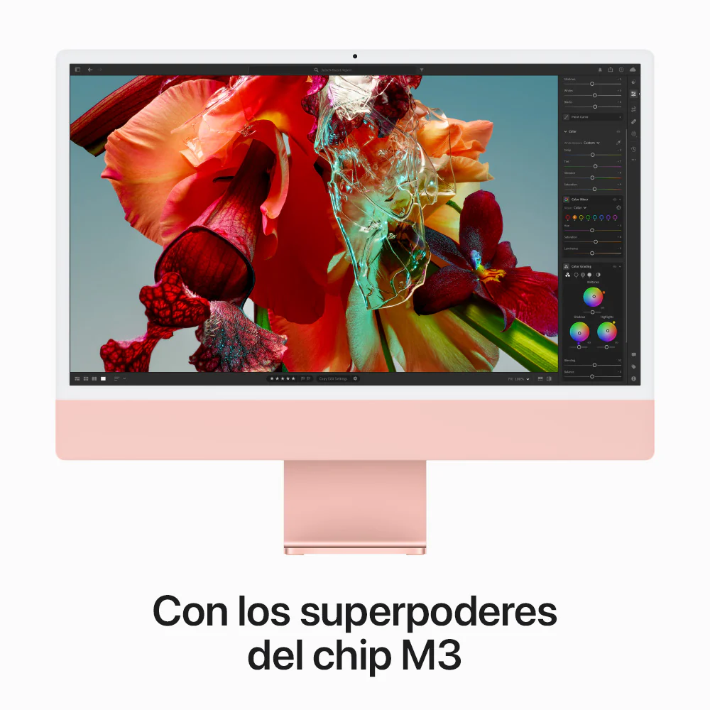 iMac con pantalla Retina 4,5K de 24 pulgadas: Chip M3 de Apple con CPU de 8 núcleos y GPU de 8 núcleos, 256 GB SSD - Rosa - Image 4