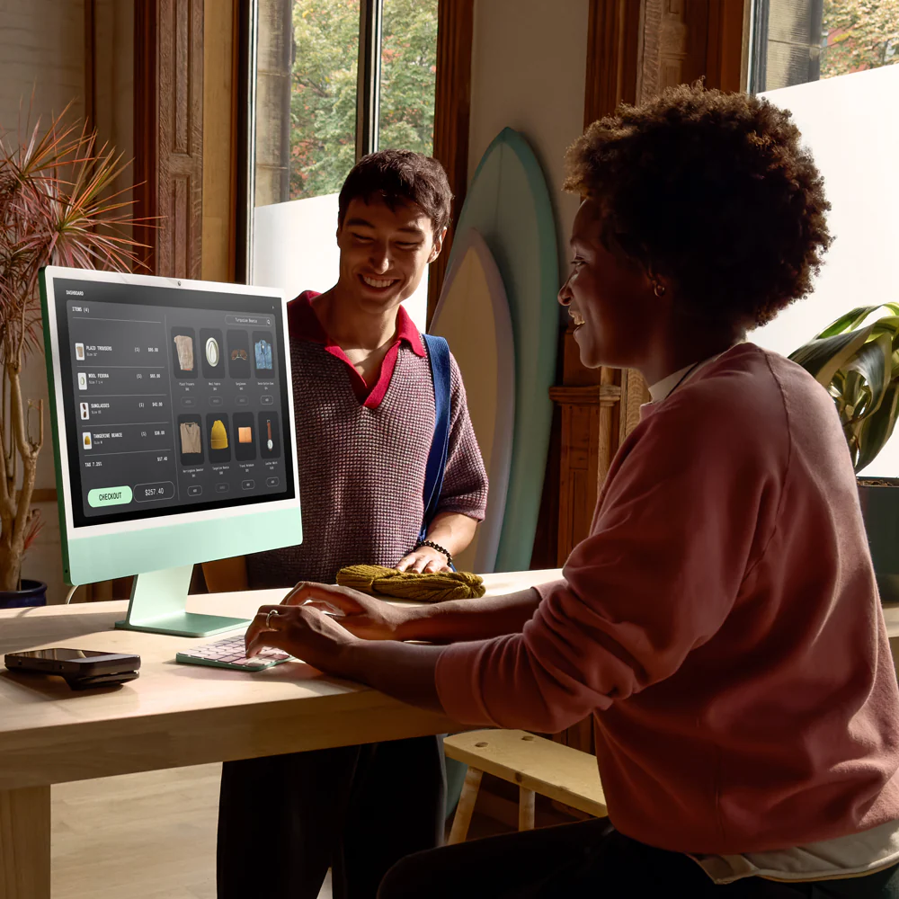 iMac con pantalla Retina 4,5K de 24 pulgadas: Chip M4 de Apple con CPU de 10 núcleos y GPU de 10 núcleos, 512 GB SSD - Rosa - Image 8