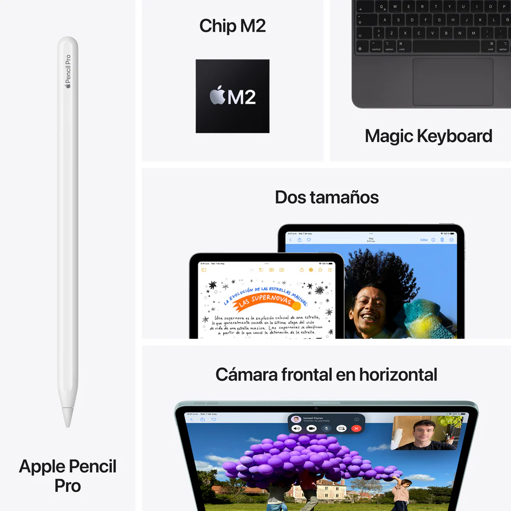 iPad Air de 13 pulgadas Wi-Fi 128 GB - Morado (M2) - Image 9
