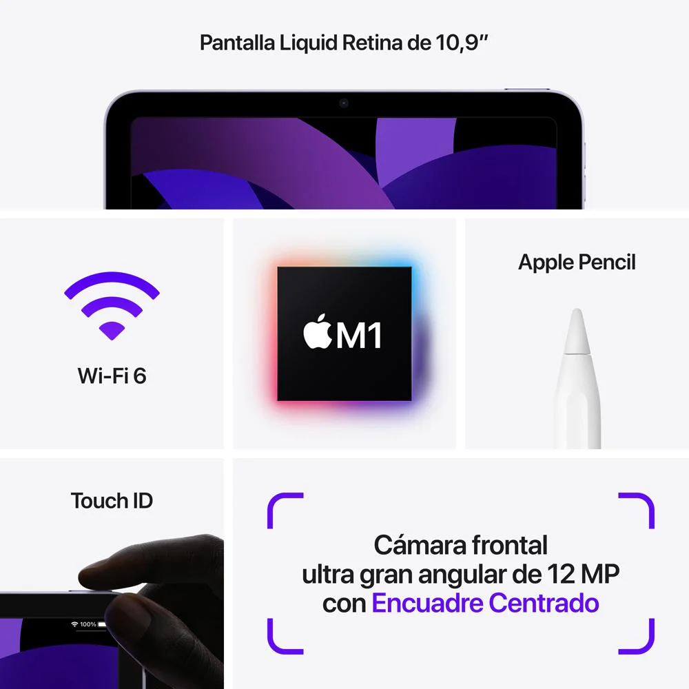2022 iPad Air Wi-Fi 64 GB - Rosa (5.ª generación) - Image 7