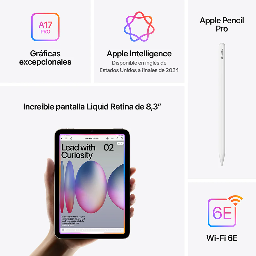 iPad mini Wi-Fi 256 GB - Blanco estrella (A17 Pro) - Image 7