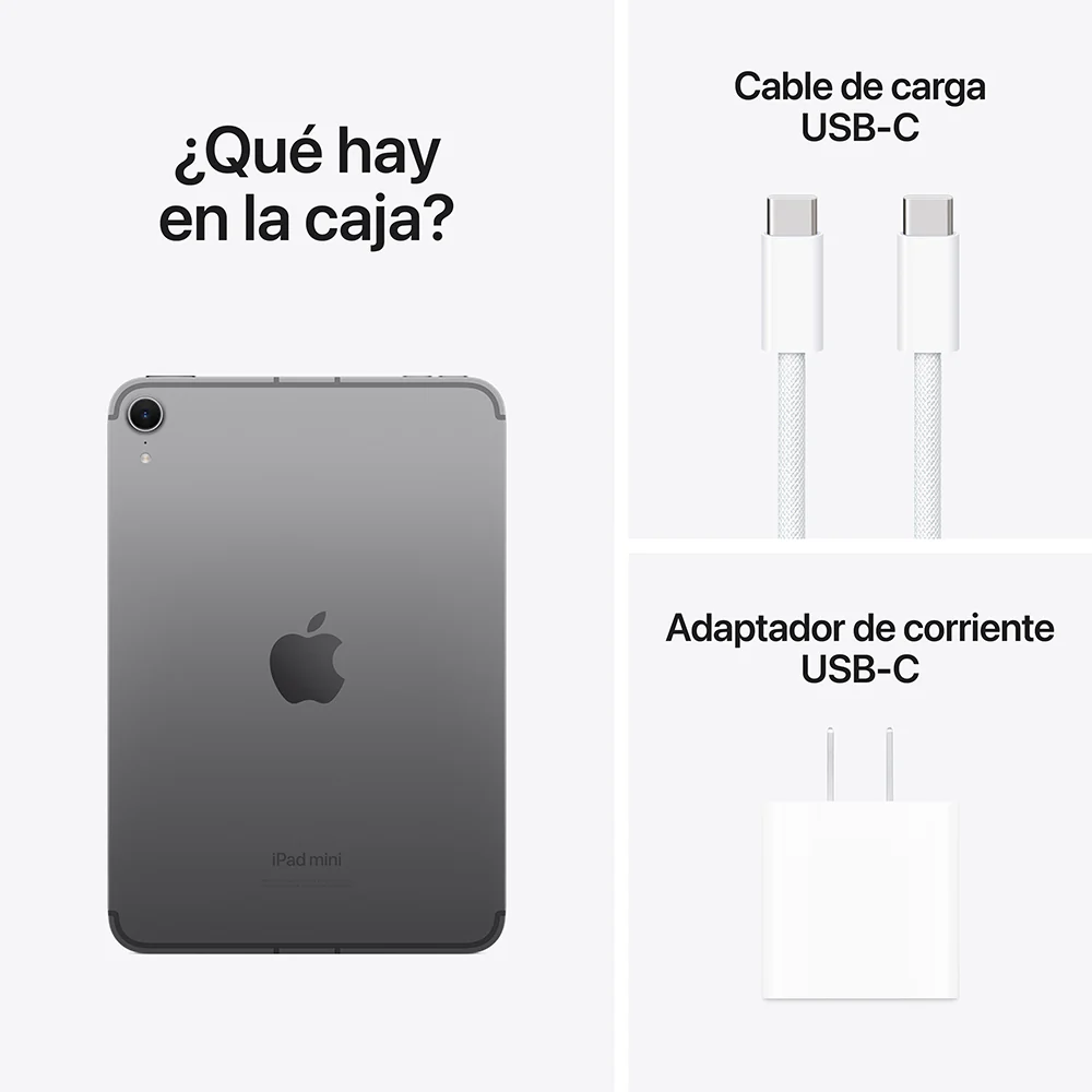 iPad mini Wi-Fi + Cellular 256 GB - Gris espacial (A17 Pro) - Image 10