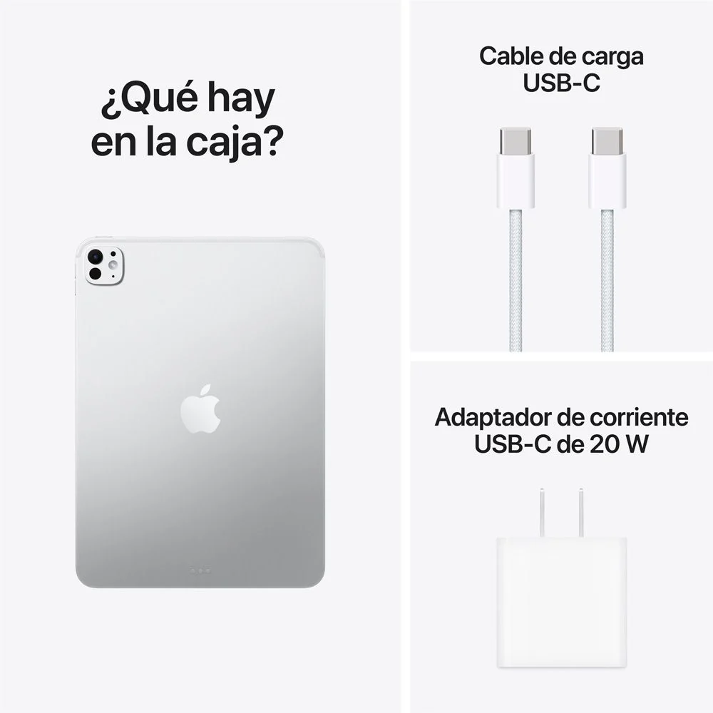 iPad Pro de 11 pulgadas Wi-Fi 512 GB Vidrio estándar - Plata (M5) - Image 9