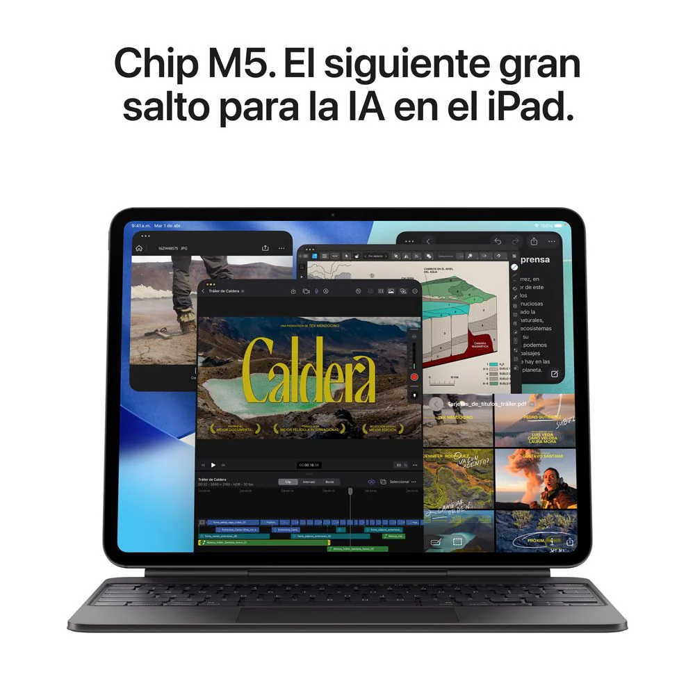 iPad Pro de 11 pulgadas Wi-Fi 2 TB Vidrio nanotexturizado - Plata (M5) - Image 4