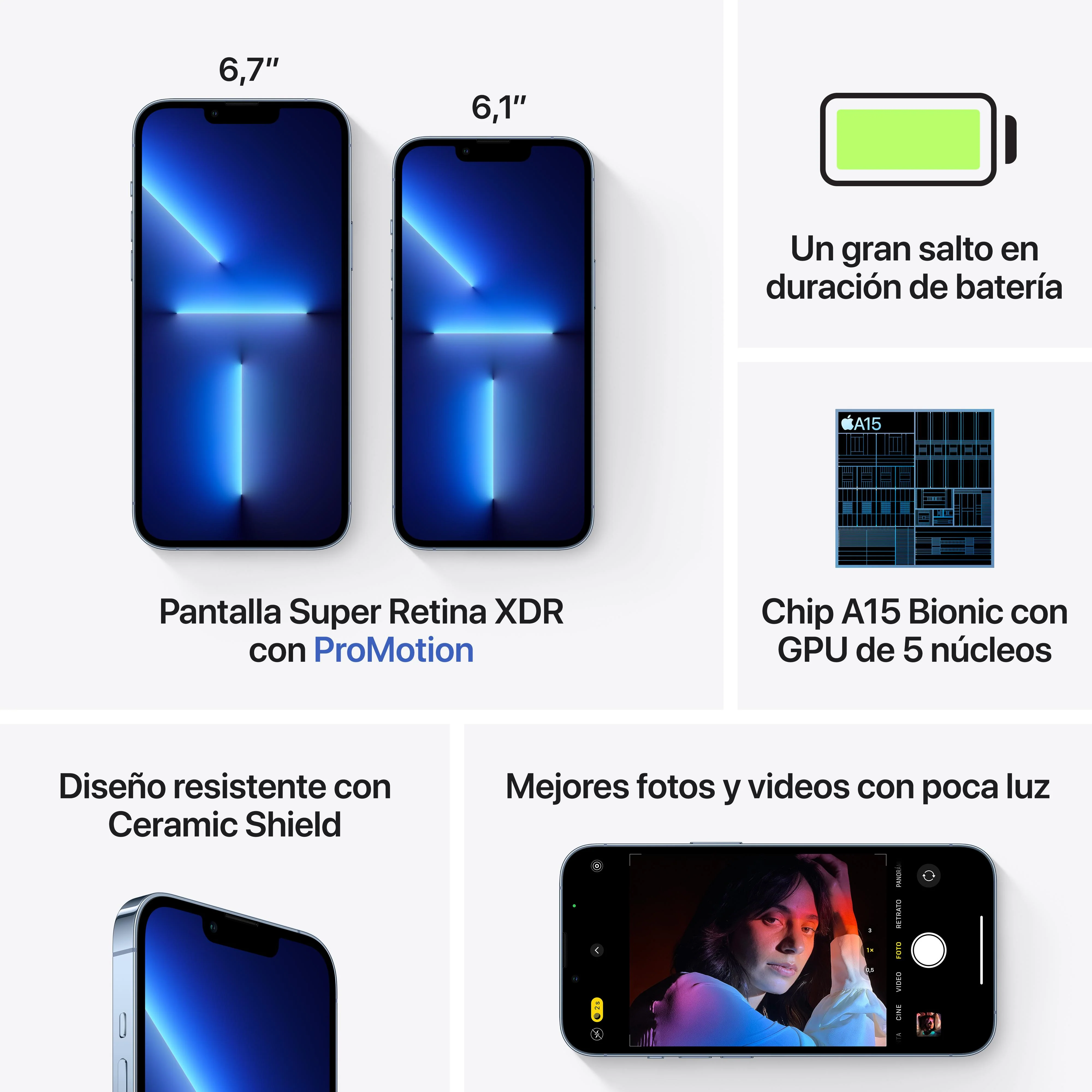 iPhone 13 Pro 256 GB Azul alpino - Image 8