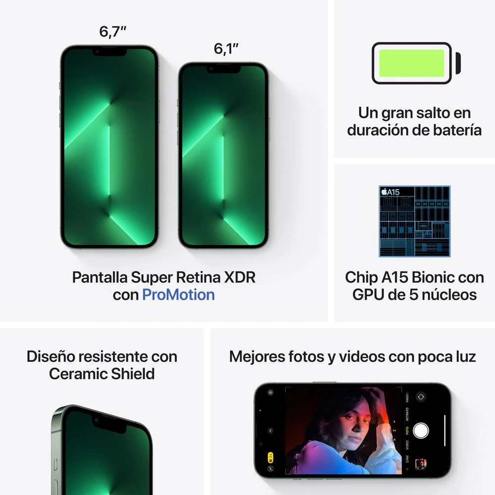 iPhone 13 Pro 256 GB Verde alpino - Image 8