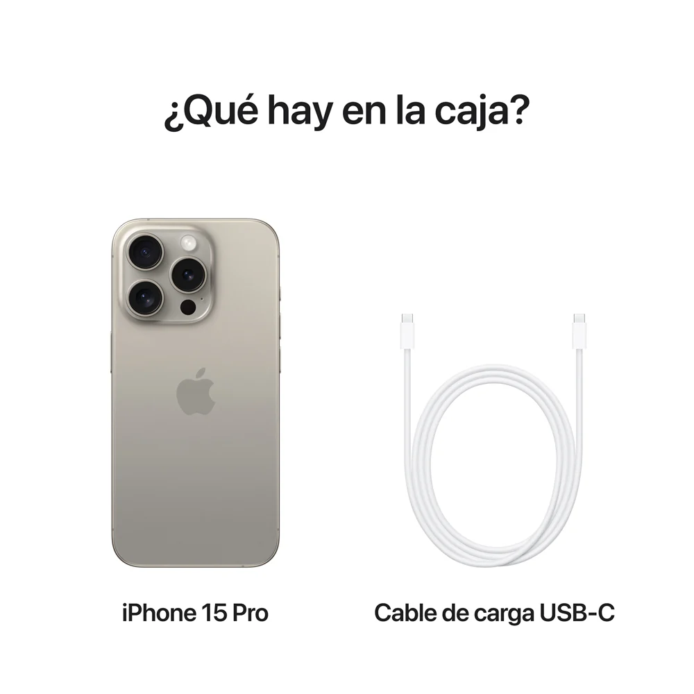 iPhone 15 Pro 128 GB Titanio natural - Image 9