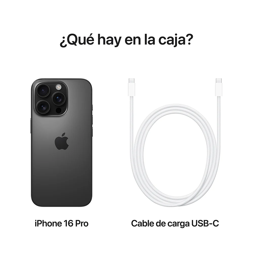 iPhone 16 Pro 128 GB Titanio negro - Image 9