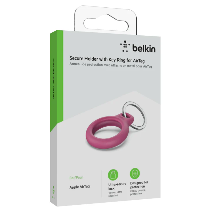 Llavero Belkin De Seguridad Para AirTag - Rosado - Image 4
