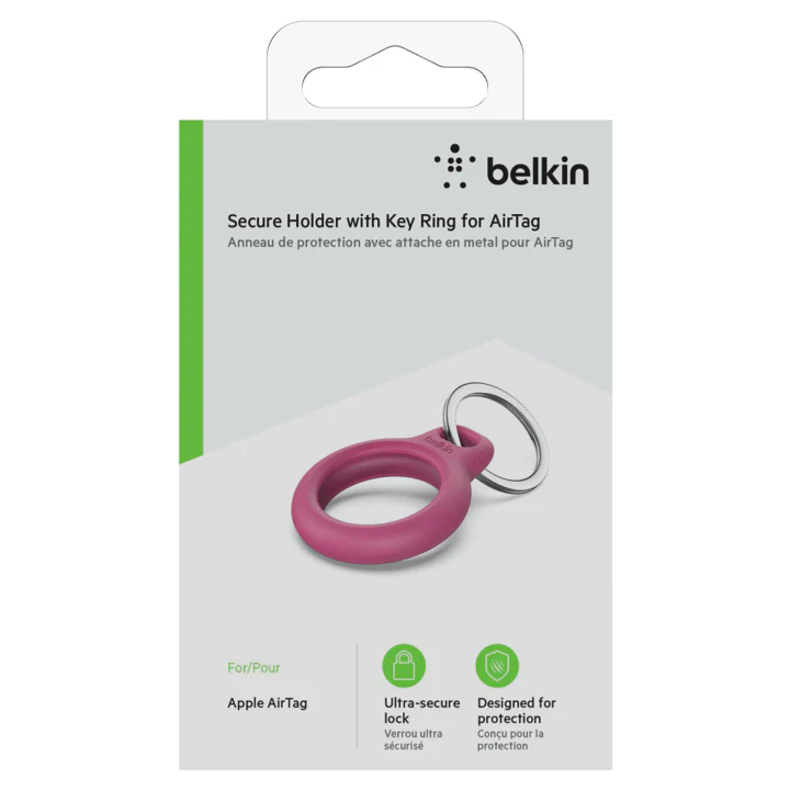 Llavero Belkin De Seguridad Para AirTag - Rosado - Image 5