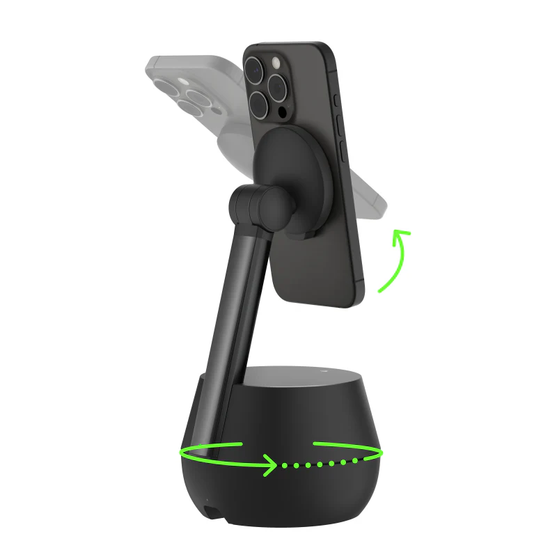 Los streamers vloggers y cineastas de teléfonos inteligentes se alegran con el soporte de seguimiento con Dockkit La forma más fácil de hacer FaceTime, crear vídeos llenos de acción y usar las manos libres para la transmisión en vivo - Image 5