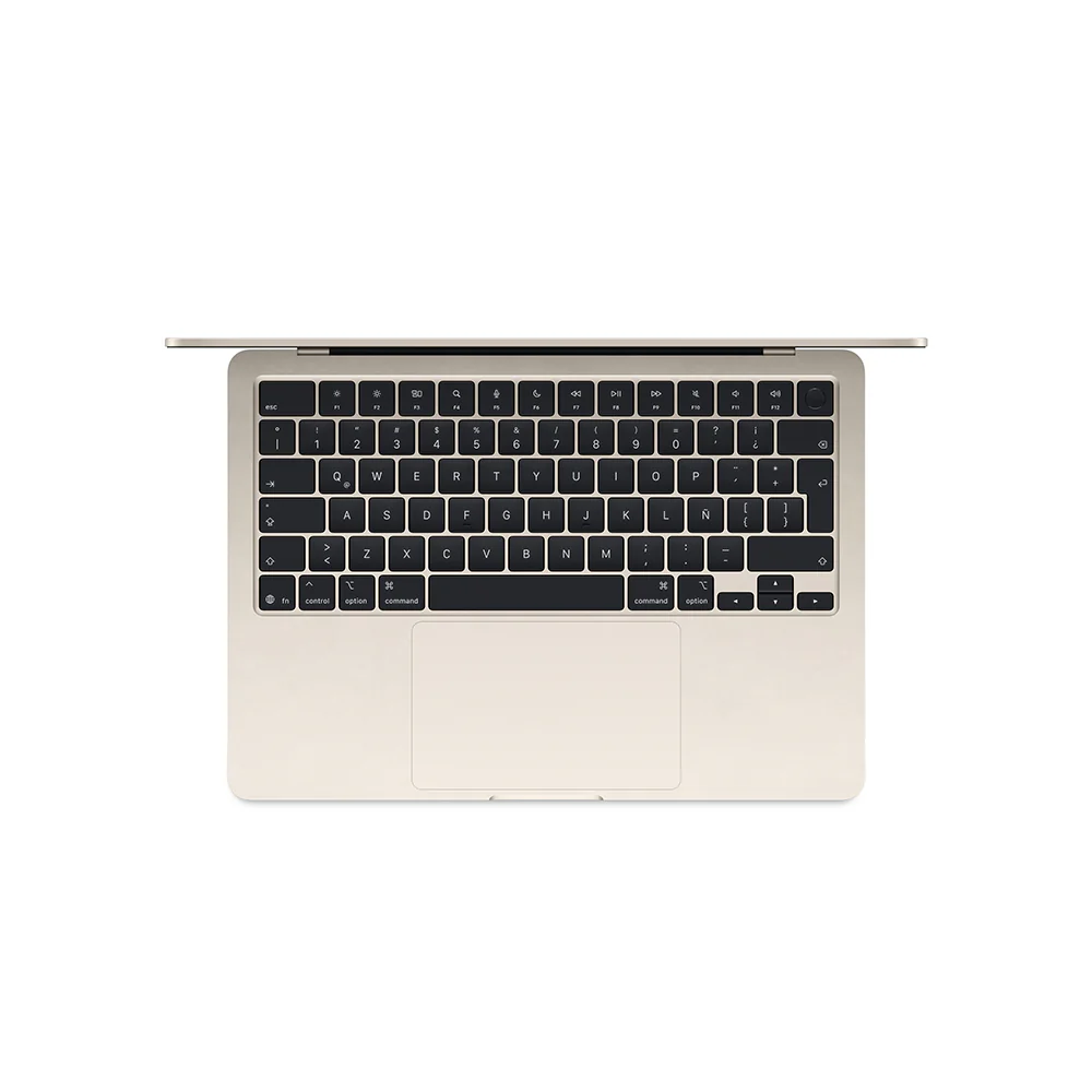 MacBook Air de 13 pulgadas: Chip M4 de Apple con CPU de 10 núcleos y GPU de 8 núcleos, 256 GB SSD - Blanco estrella - Image 2